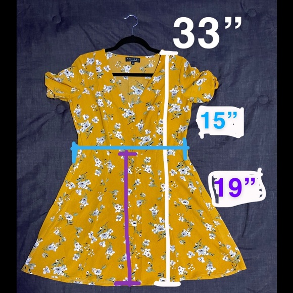 Trixxi Floral Dress - Picture 4 of 4